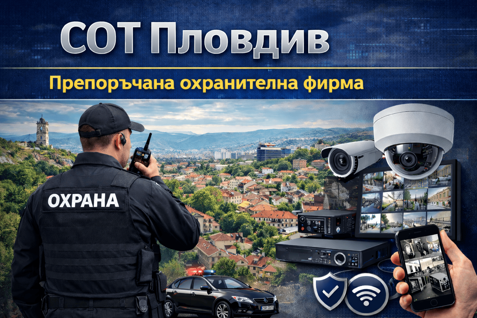 Надеждна охрана в Пловдив: Защита на вашия имот със СОТ технологии
